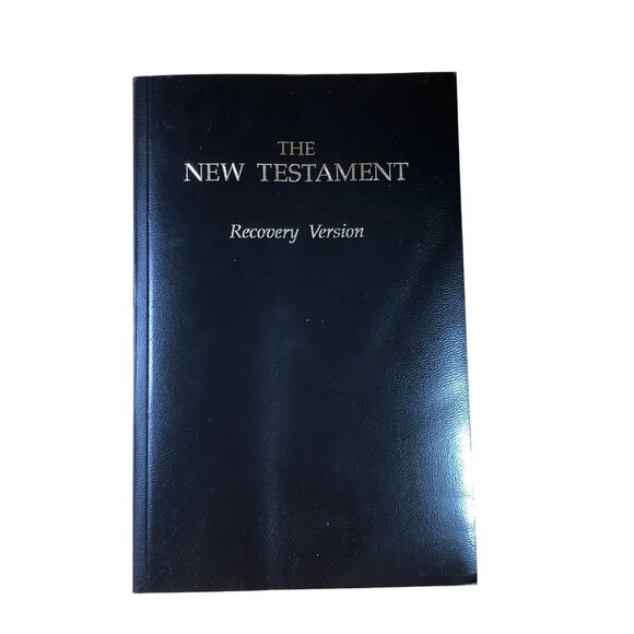 The New Testament Bible Recovery Version Black Paperback Christian Book - Picture 1 of 12